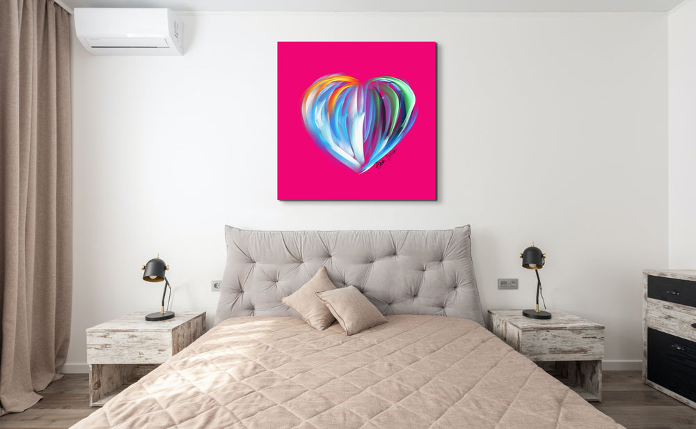 Aquamarine Blue Crypto Love Drops by Ana Luca