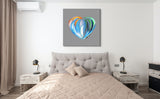 Aquamarine Blue Crypto Love Drops by Ana Luca