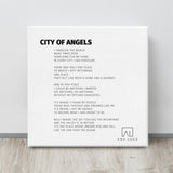 City of Angels 12"X12" Open Edition Canvas Art