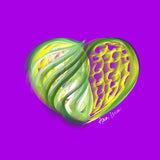 Emerald Green Crypto Love Drops by Ana Luca