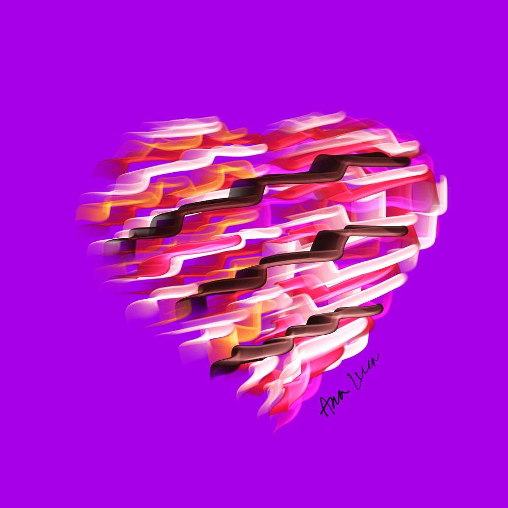 Crypto Love Drops Art by Ana Luca