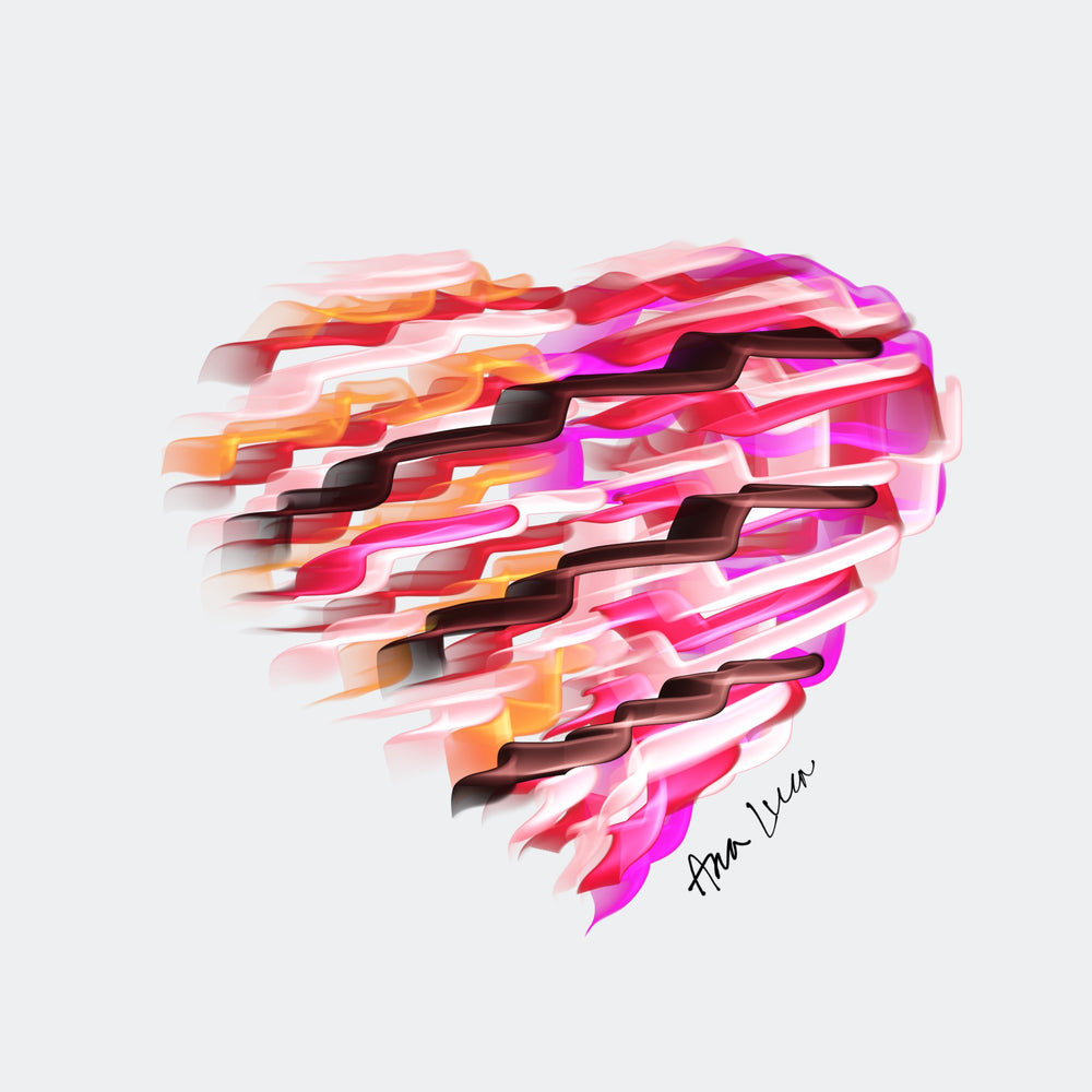 Crypto Love Drops Art by Ana Luca