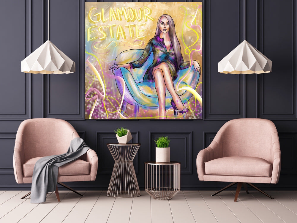 Glamour Estate Art by Ana Luca