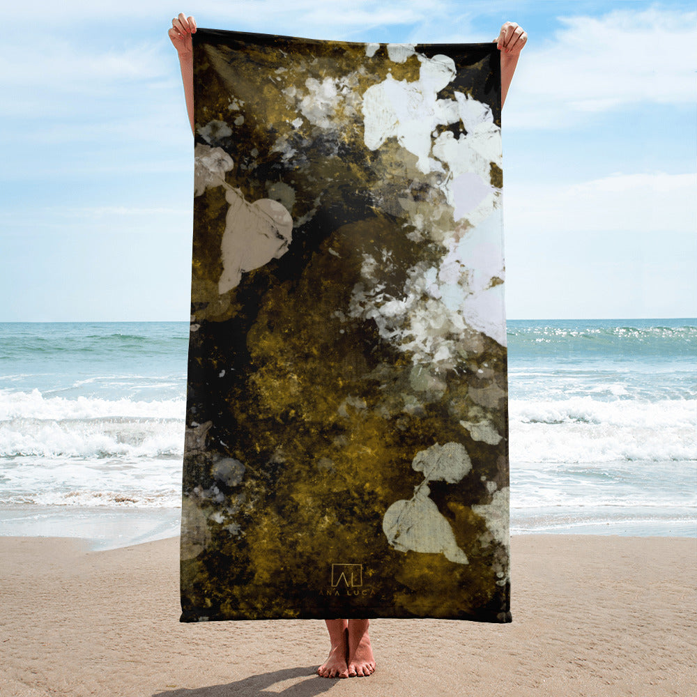 Gold Is Gold Beach Towel by Ana Luca