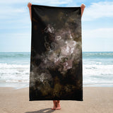 Greed Beach Towel by Ana Luca