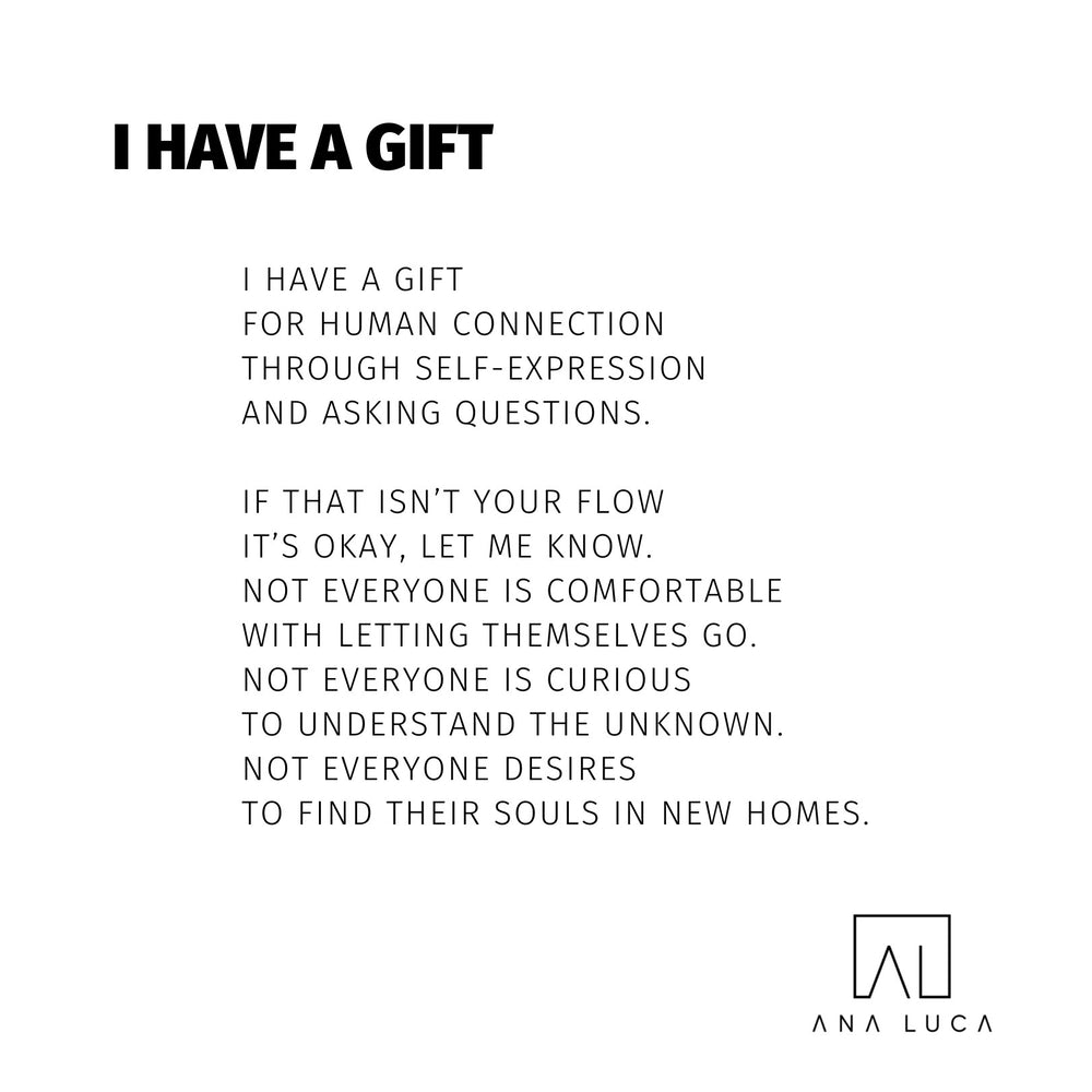 I Have A Gift Poetry by Ana Luca