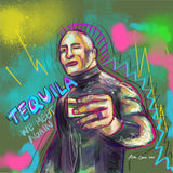 Tequila On The Rock (The Rock/ Dwayne Johnson) Art by Ana Luca