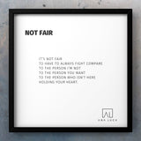 Not Fair Poetry by Ana Luca