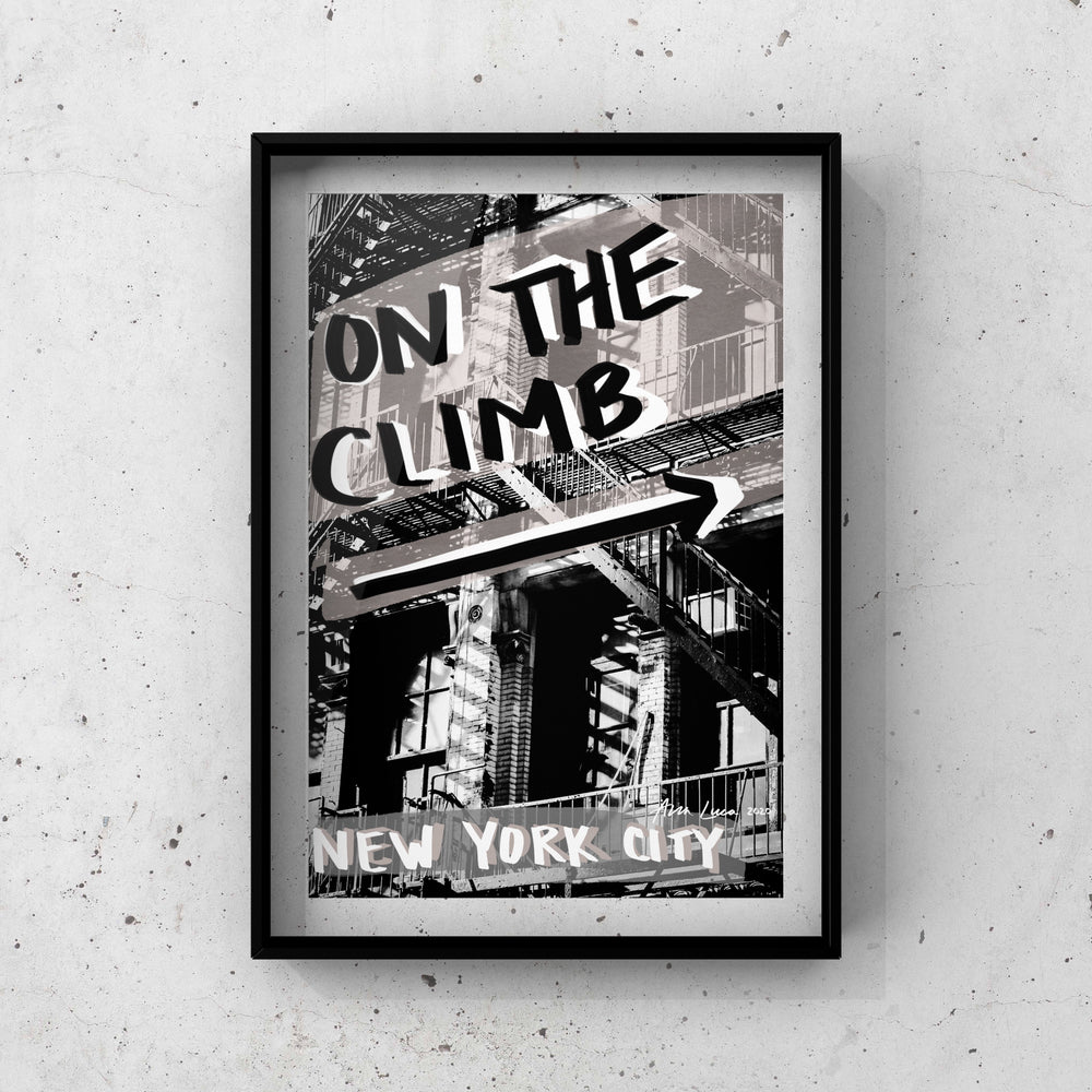 On The Climb Art by Ana Luca