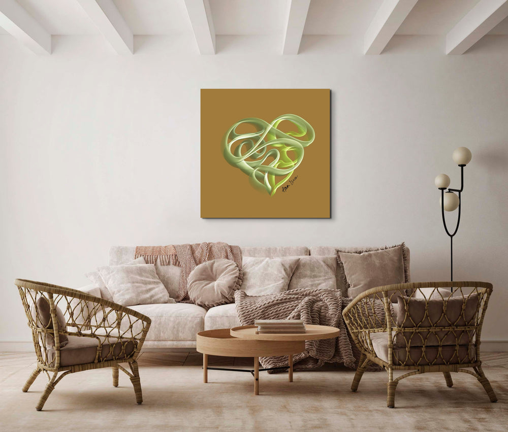 Peridot Green Crypto Love Drops by Ana Luca