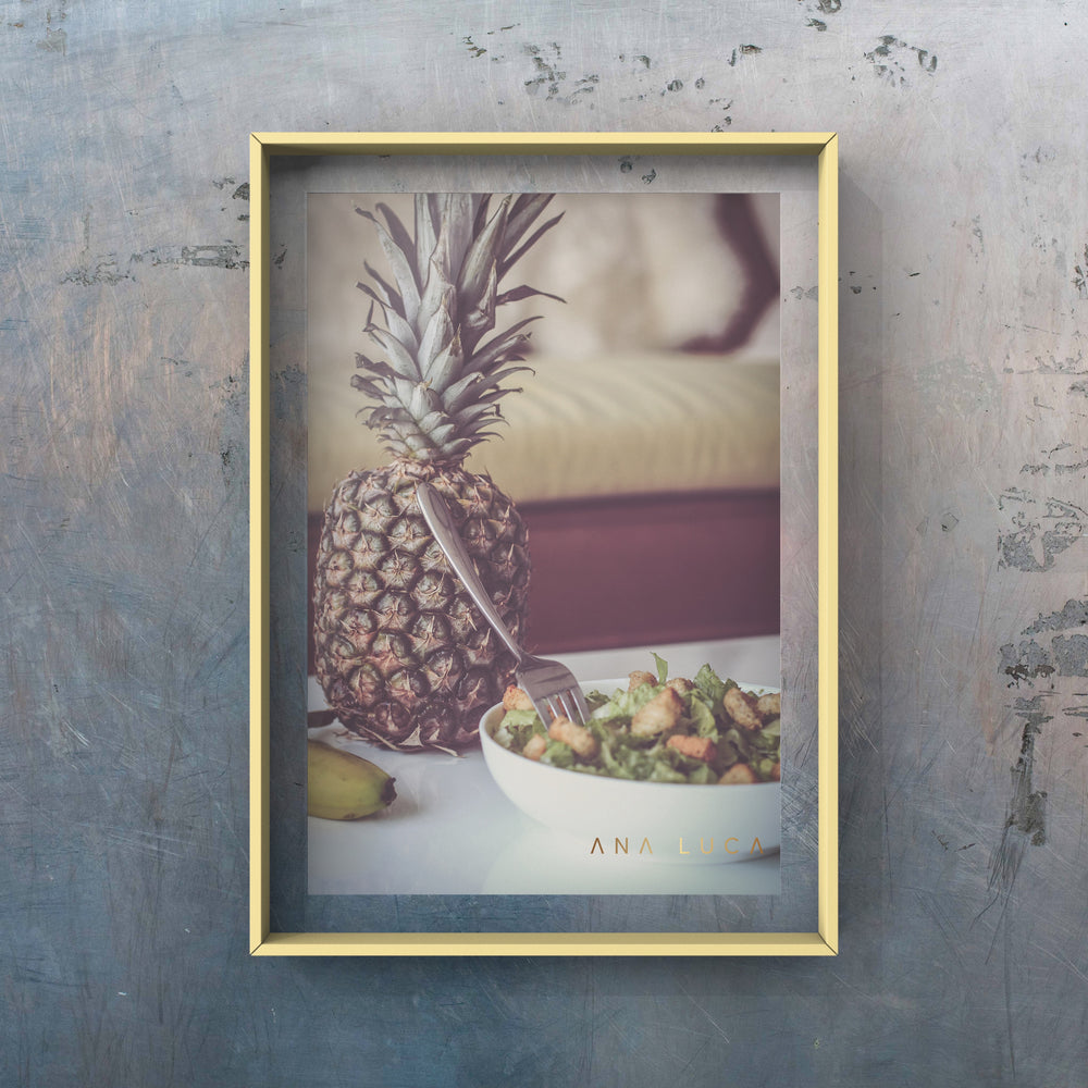 Pineapple Lunch Art by Ana Luca