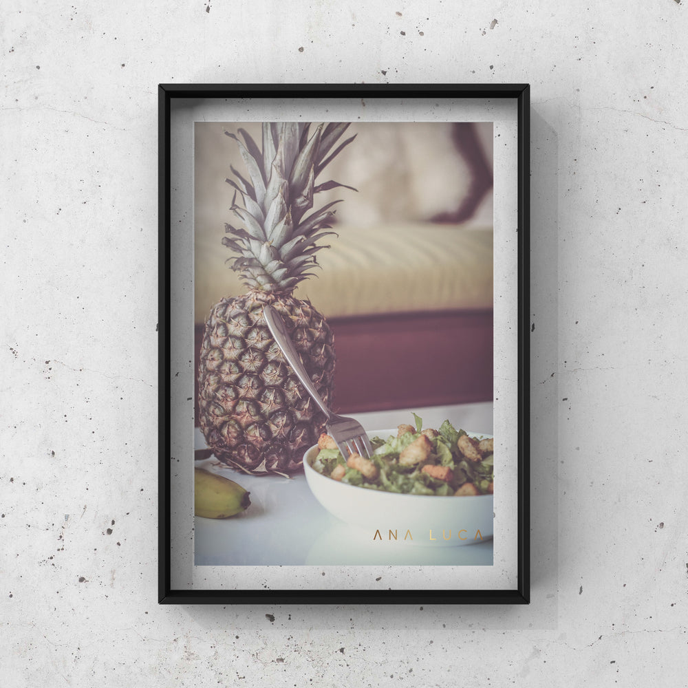 Pineapple Lunch Art by Ana Luca