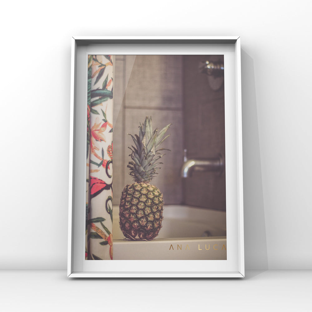 Pineapple Shower Art by Ana Luca