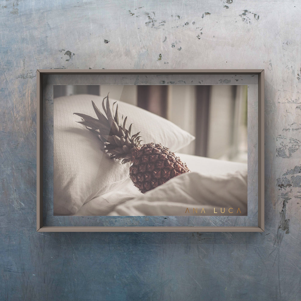 Pineapple Waking Up Art by Ana Luca