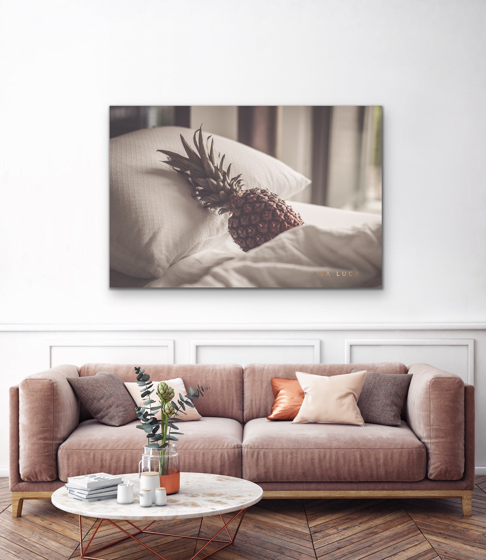 Pineapple Waking Up Art by Ana Luca