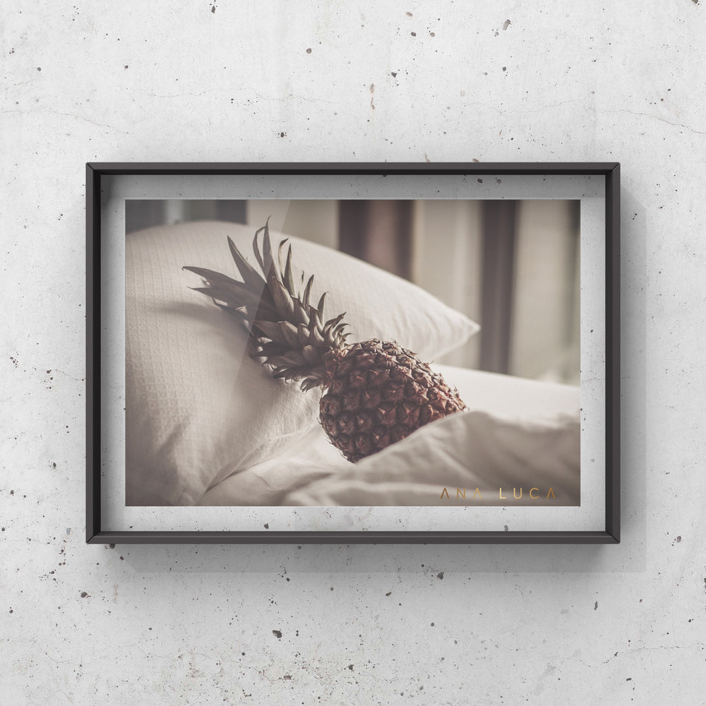 Pineapple Waking Up Art by Ana Luca