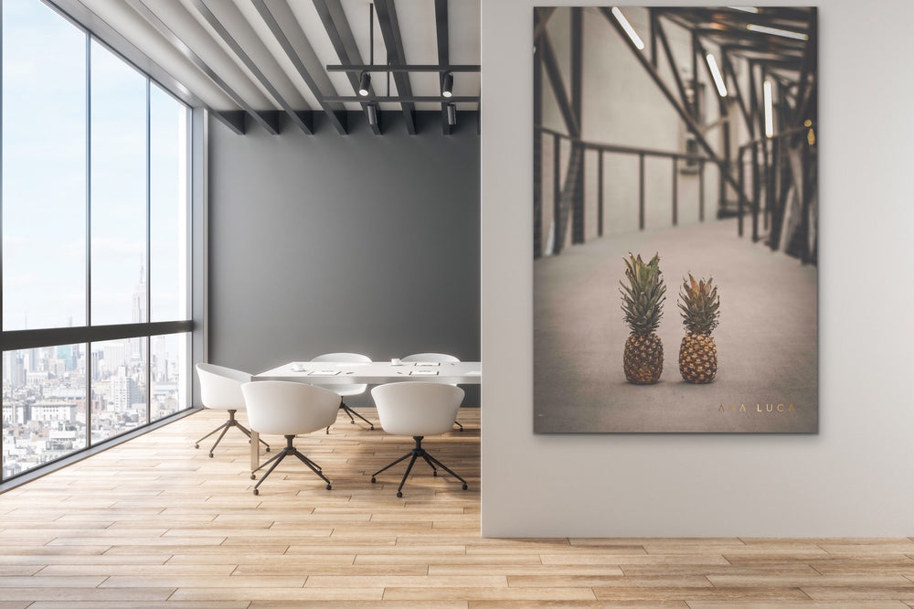 Pineapples Walking Art by Ana Luca