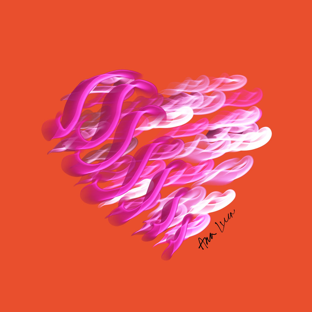 Crypto Love Drops Art by Ana Luca