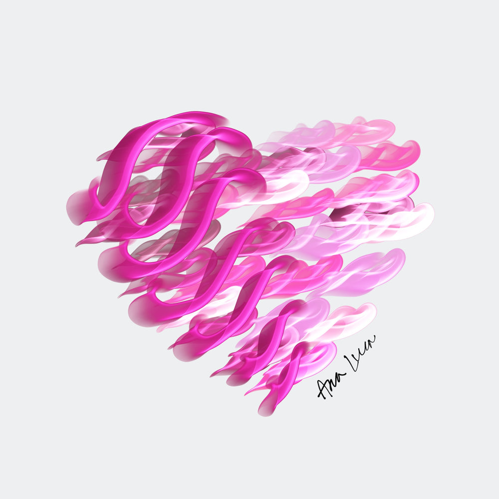 Pink Pearl Crypto Love Drops by Ana Luca