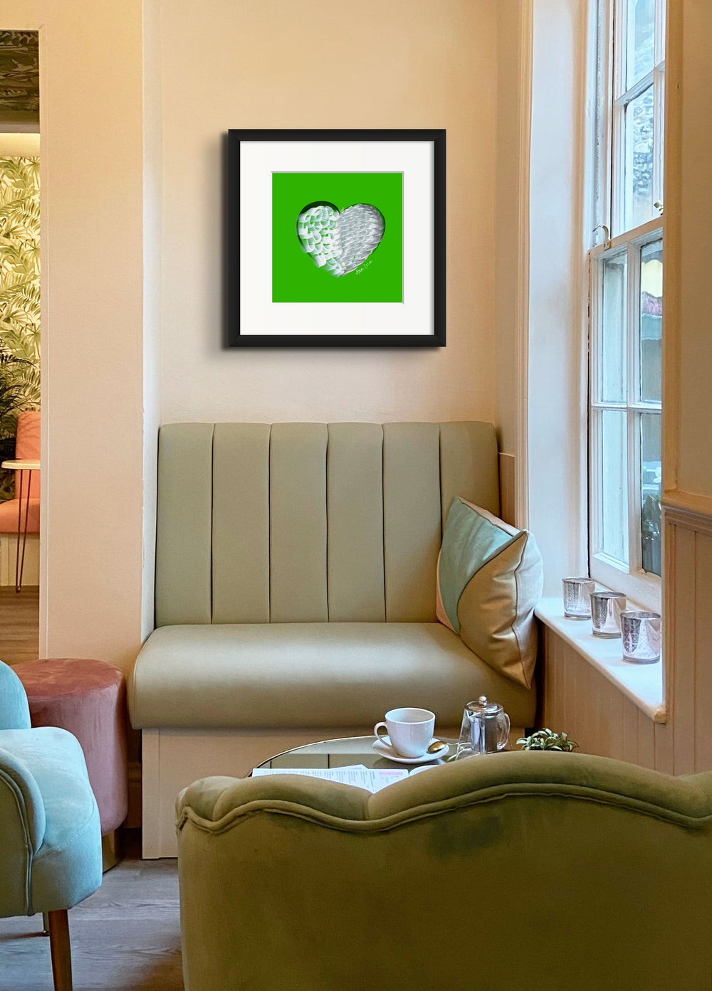 Platinum (on Green) 12"X12" Open Edition Print