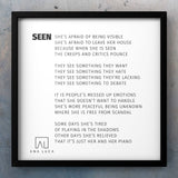 Seen Poetry by Ana Luca