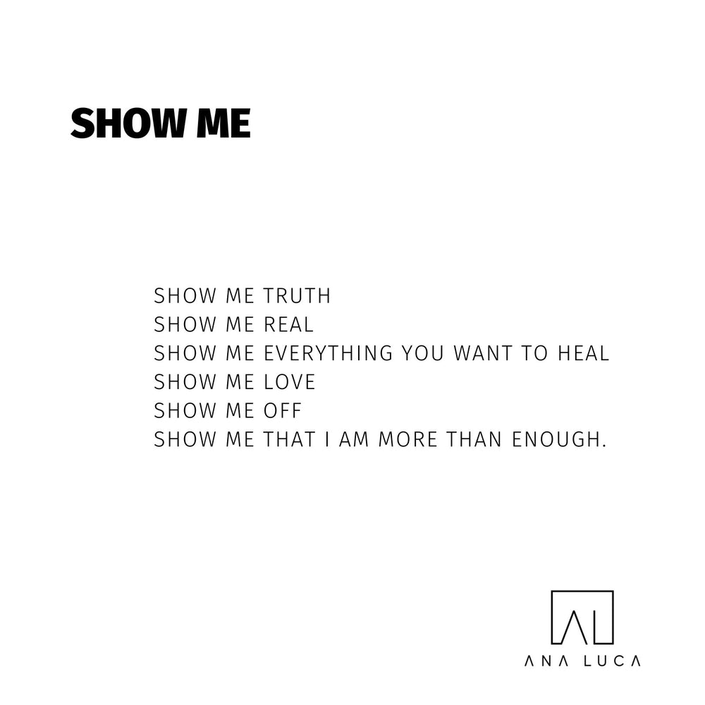 Show Me Poetry by Ana Luca