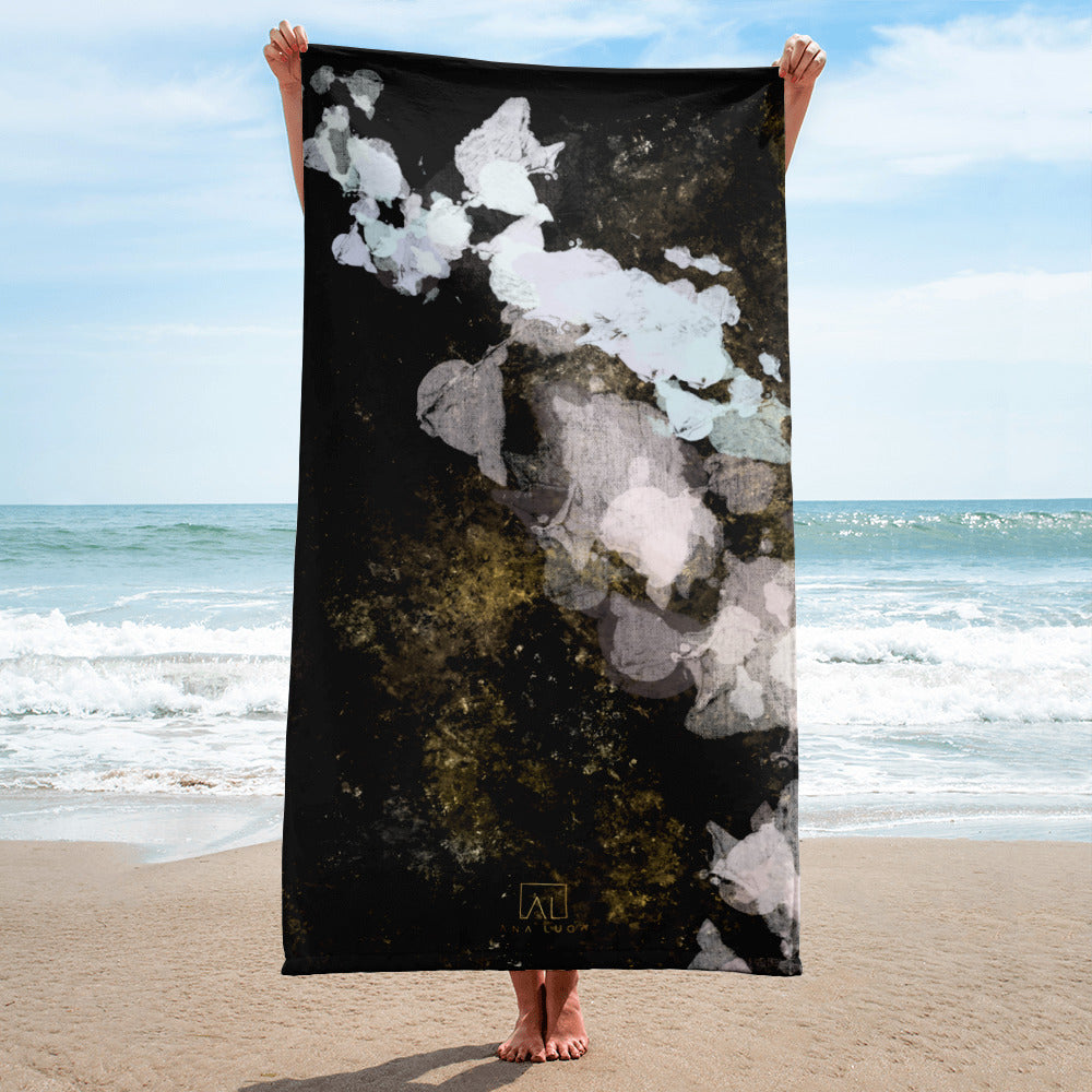 Stand on My Shoulders Beach Towel by Ana Luca