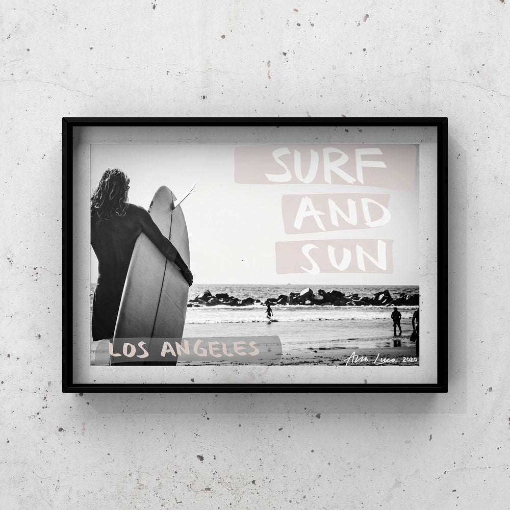 Surf And Sun Art by Ana Luca