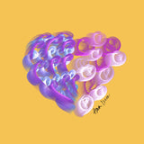 Crypto Love Drops Art by Ana Luca