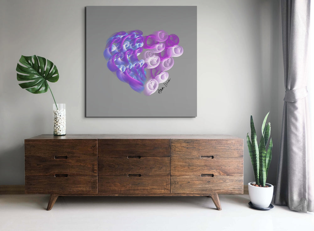 Tanzanite Purple Crypto Love Drops by Ana Luca