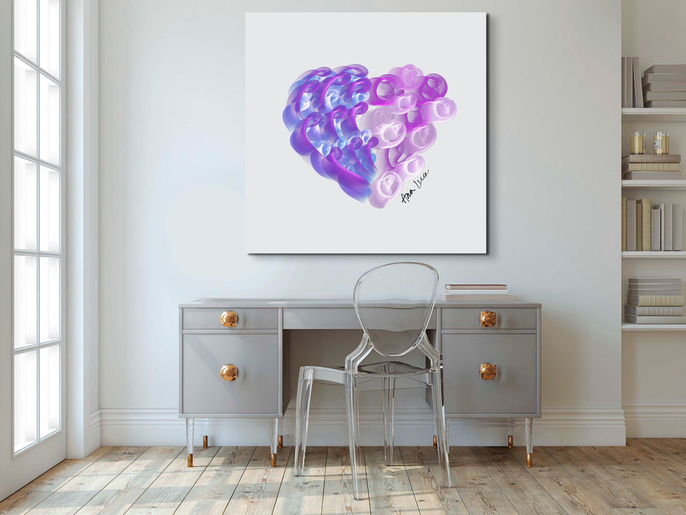 Tanzanite Purple Crypto Love Drops by Ana Luca