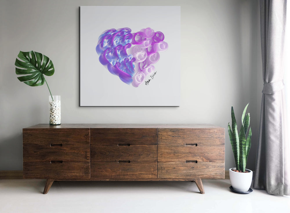 Tanzanite Purple Crypto Love Drops by Ana Luca