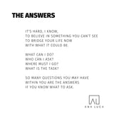 The Answers Poetry by Ana Luca