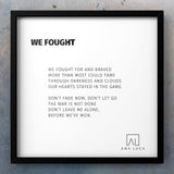 We Fought Poetry by Ana Luca