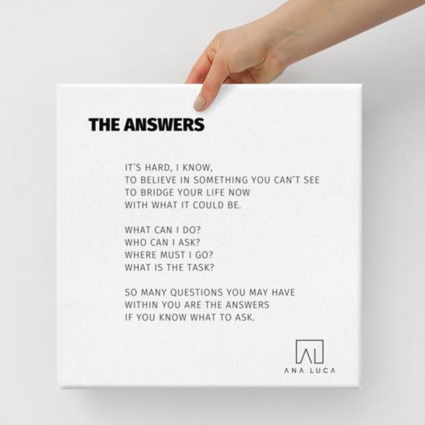 The Answers Art by Ana Luca