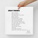 Great Friends Art by Ana Luca