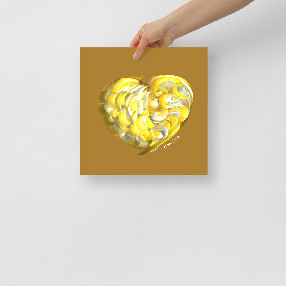 Gold (on Gold) 12"X12" Open Edition Print