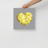 Gold (on Silver) 12"X12" Open Edition Print