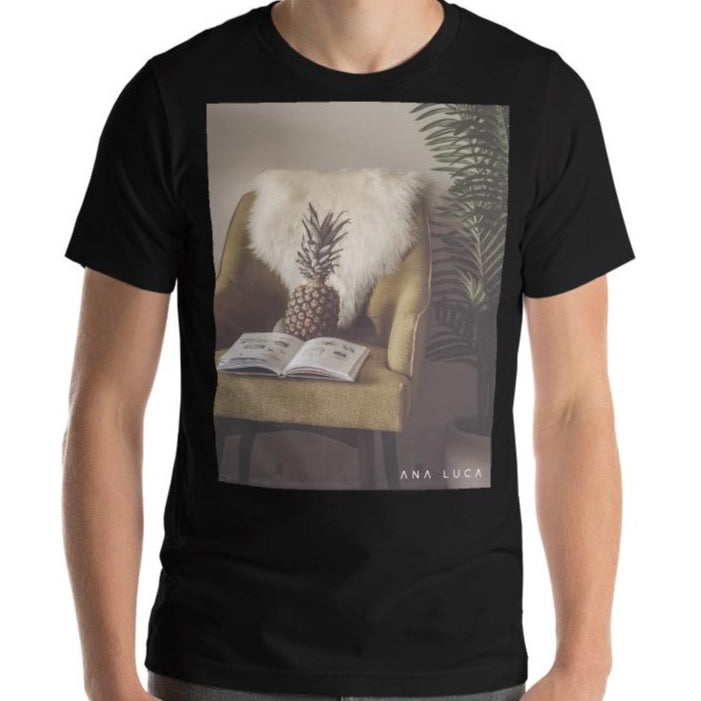 Pineapple Reading Unisex Premium T-Shirt