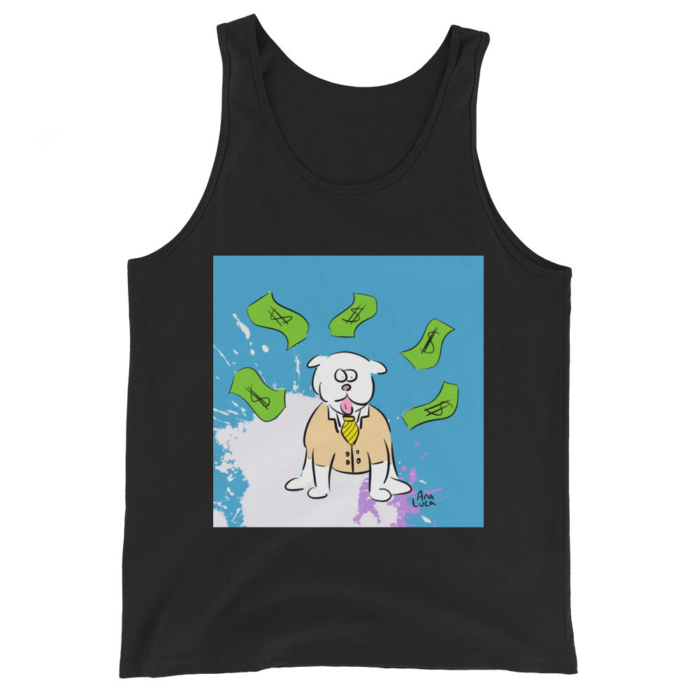 Dog of Wall Street Men's Premium Tank Top