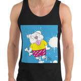 Dog With Happy Bone Men's Premium Tank Top