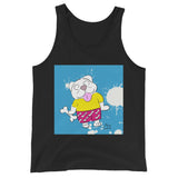 Dog With Happy Bone Men's Premium Tank Top