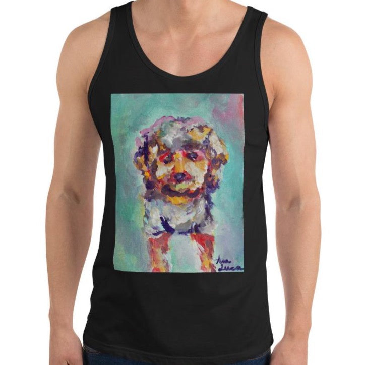 Beau Men's Premium Tank Top Art by Ana Luca