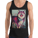 Bernie Men's Premium Tank Top Art by Ana Luca