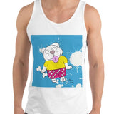 Dog With Happy Bone Men's Premium Tank Top