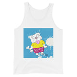 Dog With Happy Bone Men's Premium Tank Top