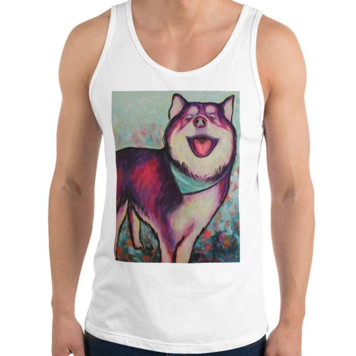 Bernie Men's Premium Tank Top Art by Ana Luca