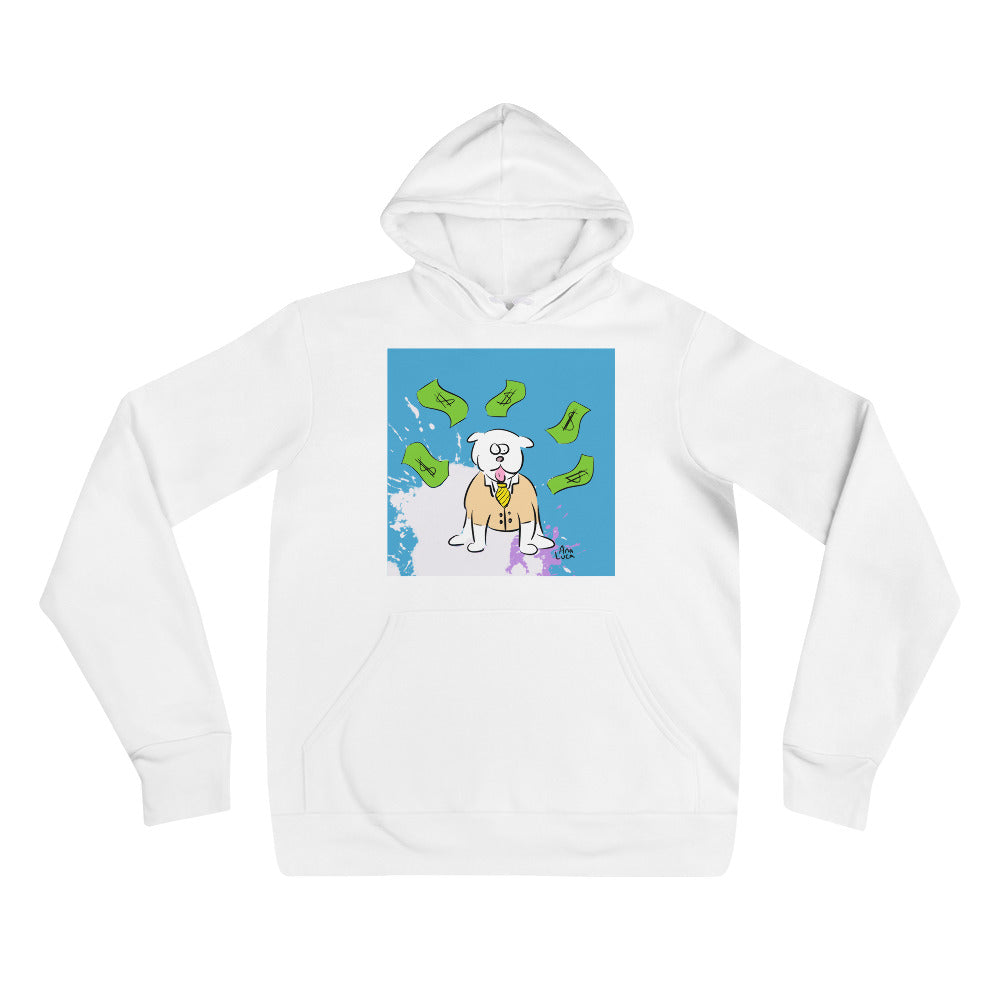 Dog of Wall Street Unisex Premium Hoodie by Ana Luca