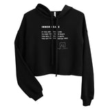 Inner Peace Women's Cropped Hoodie by Ana Luca