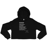 Opinions Women's Cropped Hoodie by Ana Luca